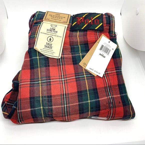 Polo Ralph Lauren Eldridge Skinny Jeans Tartan - Picture 4 of 4